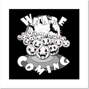 We are coming! Black and white Posters and Art